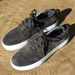 Vince Copley Suede Platform Low-Top Sneaker Sz 8.5